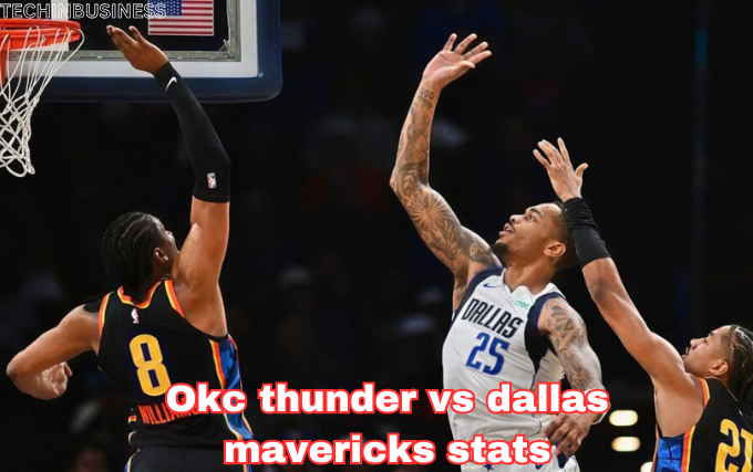 okc thunder vs dallas mavericks stats