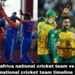 south africa national cricket team vs india national cricket team timeline