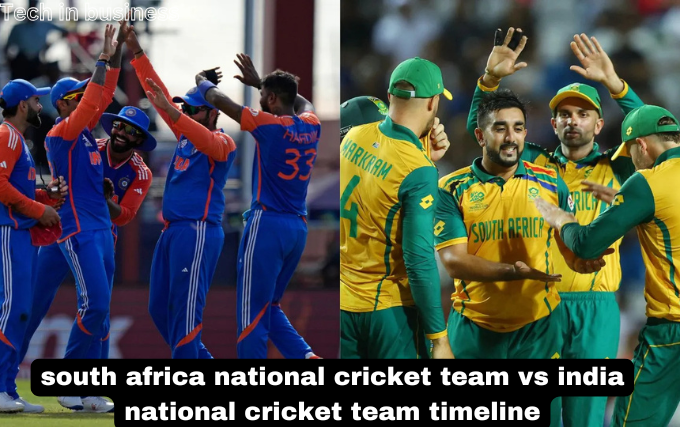 south africa national cricket team vs india national cricket team timeline