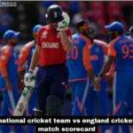 india national cricket team vs england cricket team match scorecard